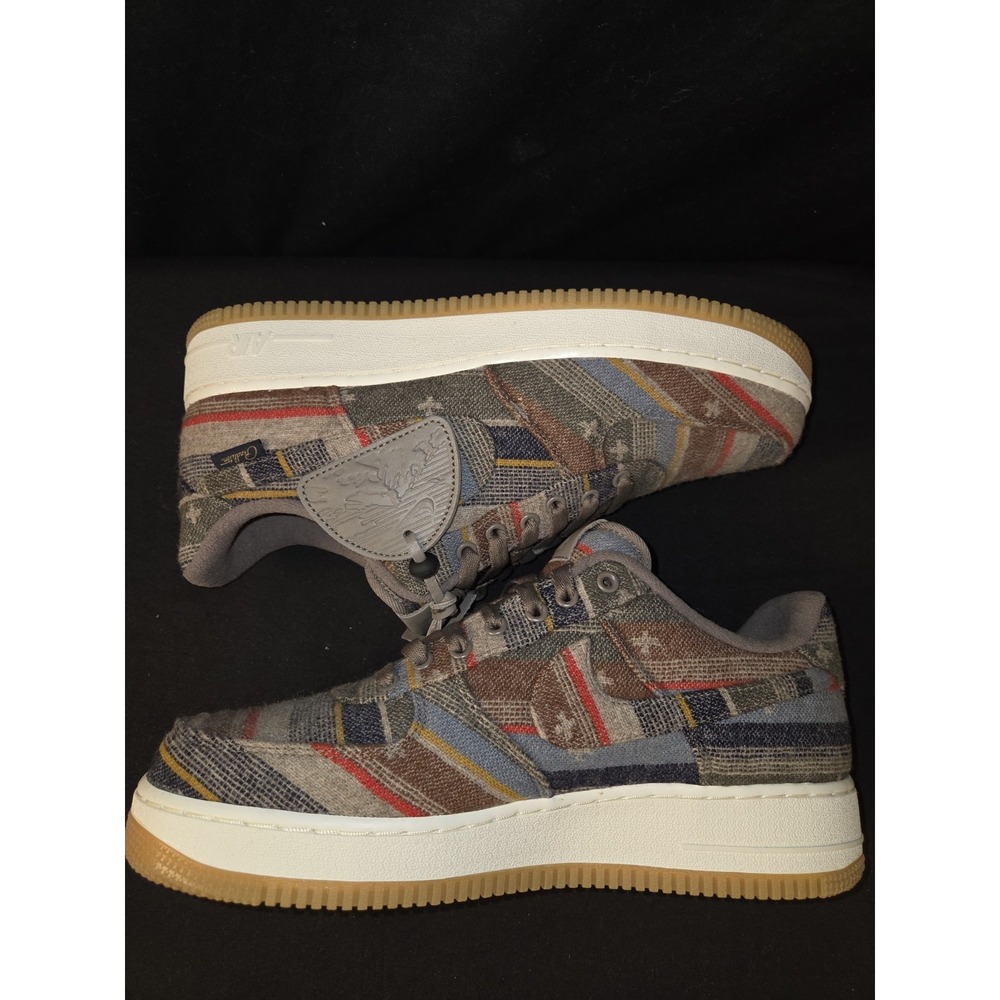 Nike Air Force 1 (low) x Pendleton Brown 2020 Mens 9 Pendelton Wool RARE! - Picture 2 of 14